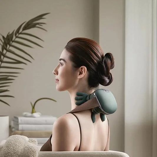 Portable Bionic Heated Neck & Back Massager – Deep Relaxation & Soothing Heat