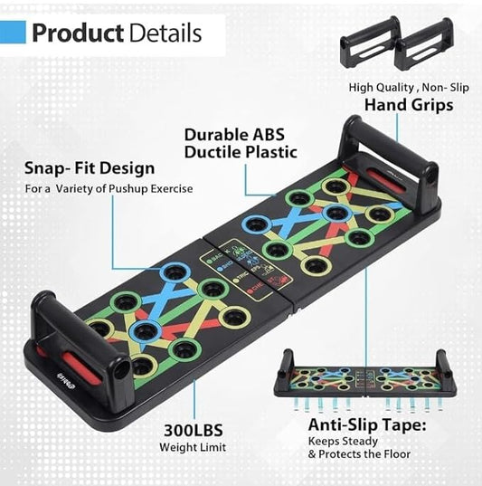 Push Up Board - Adjustable Home Workout Training Board